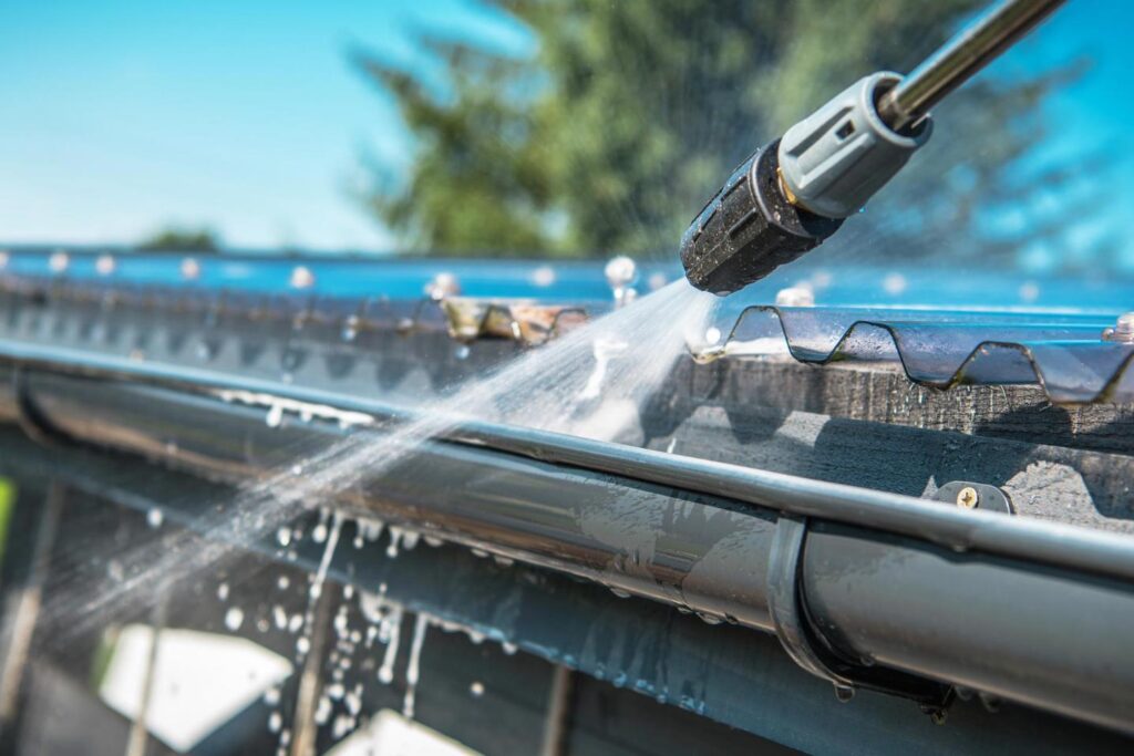 Pressure Washing | Featured Image for Jono’s Roof and Commercial Gutter Cleaning Services.